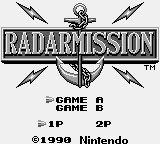Radar Mission Title Screen